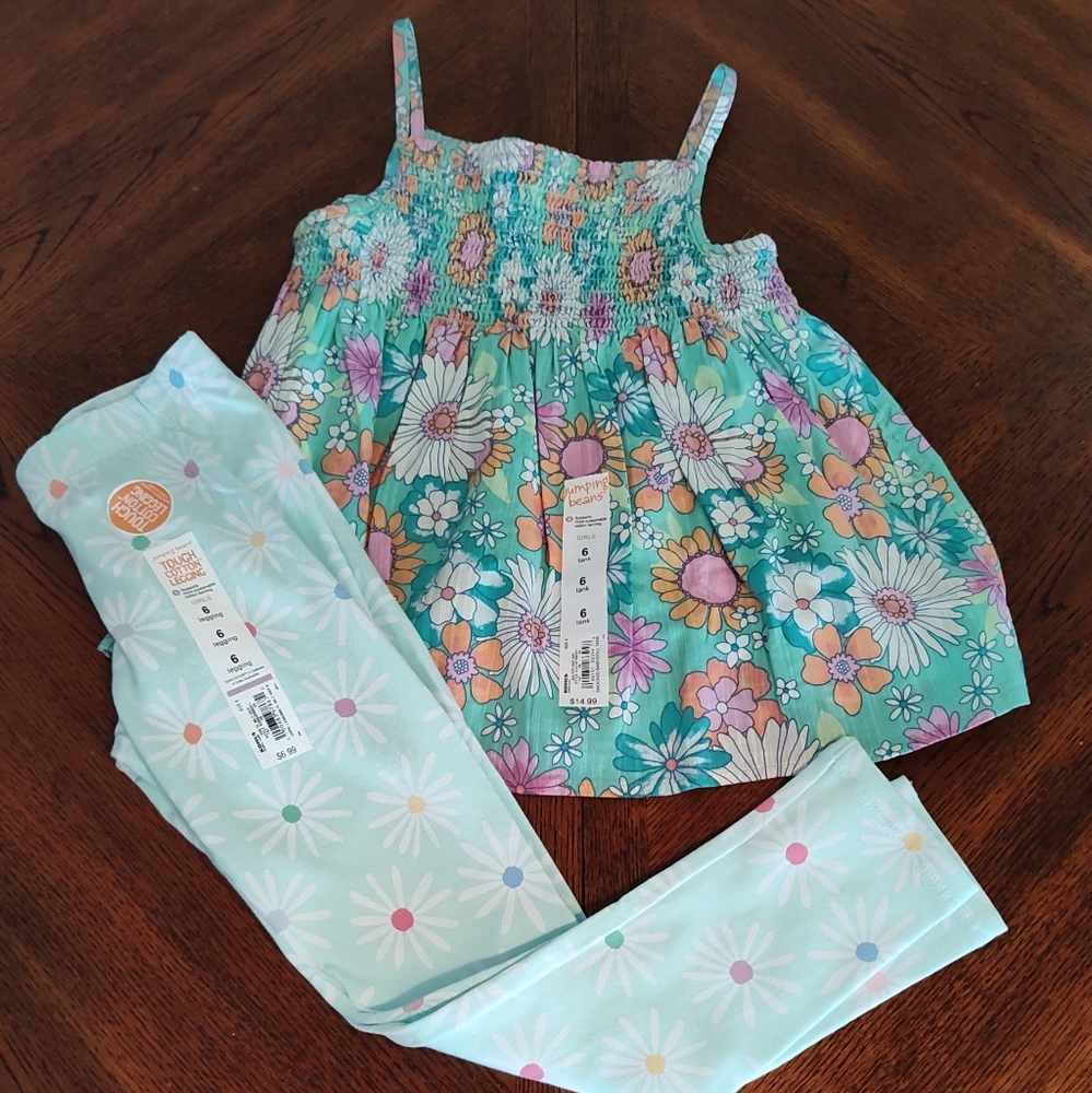 New size 6 jumping beans 2pc. Outfit